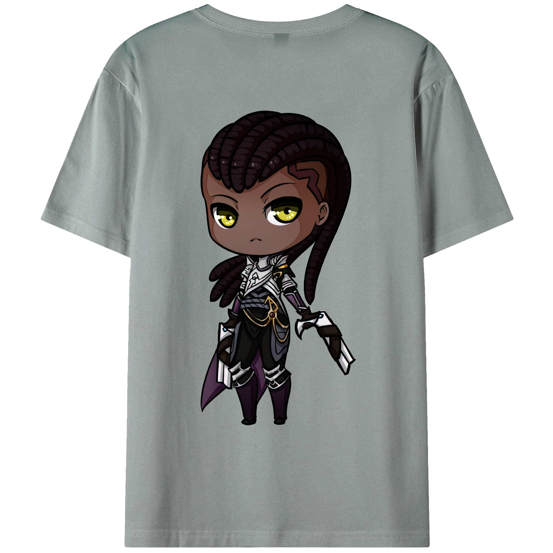 リーグ・オブ・レジェンド League of Legends LOL 綿100％ メンズ半袖Tシャツ（バックプリント） 通気性